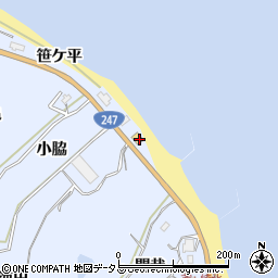 愛知県知多郡南知多町大井小海田周辺の地図