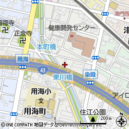 兵庫県西宮市染殿町10-32周辺の地図