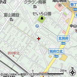 兵庫県加古川市別府町別府940-22周辺の地図
