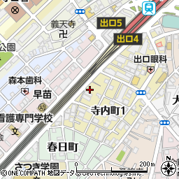 ユアー・パーキング寺内町第１駐車場周辺の地図