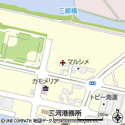 愛知県豊橋市神野ふ頭町周辺の地図
