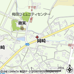 静岡県湖西市岡崎2400-3周辺の地図