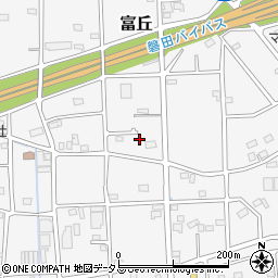 静岡県磐田市富丘608-3周辺の地図