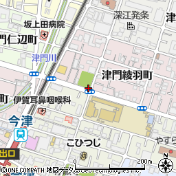 津門公園トイレ周辺の地図