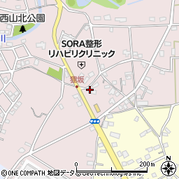 静岡県浜松市中央区西山町292周辺の地図
