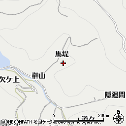 愛知県南知多町（知多郡）内海（馬堤）周辺の地図