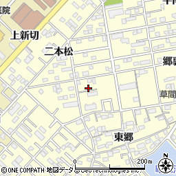 愛知県豊橋市草間町二本松76-2周辺の地図