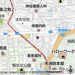 大阪府門真市本町41-17周辺の地図