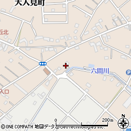 静岡県浜松市中央区大人見町3298周辺の地図