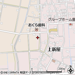 静岡県磐田市上新屋557周辺の地図