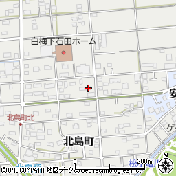 静岡県浜松市中央区北島町306周辺の地図