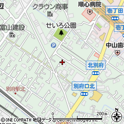 兵庫県加古川市別府町別府940-9周辺の地図