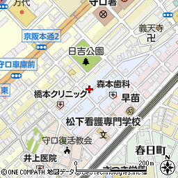大阪府守口市祝町5-12周辺の地図