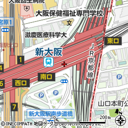 たこ家道頓堀くくる 大阪のれんめぐり店（JR新大阪駅新幹線改札内）周辺の地図