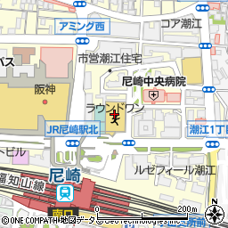 三井住友銀行ＪＲ尼崎駅前 ＡＴＭ周辺の地図