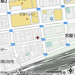 ほっかほっか亭　西宮原店周辺の地図