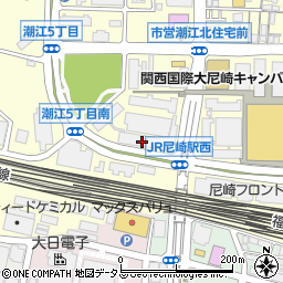 ポポラー　ＪＲ尼崎駅前園周辺の地図