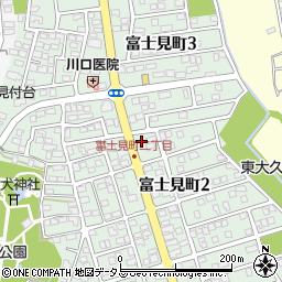 静岡県磐田市富士見町周辺の地図