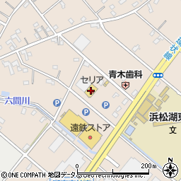１００円ショップセリア　浜松大人見店周辺の地図