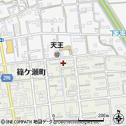 静岡県浜松市中央区篠ケ瀬町33周辺の地図