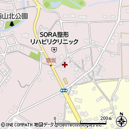 静岡県浜松市中央区西山町291周辺の地図