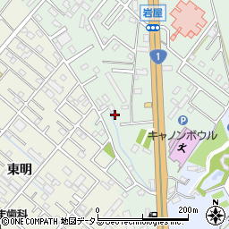 愛知県豊橋市岩屋町岩屋下59周辺の地図