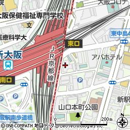 ルーシッドスクエア新大阪ビル周辺の地図