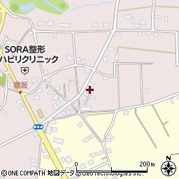 静岡県浜松市中央区西山町208周辺の地図
