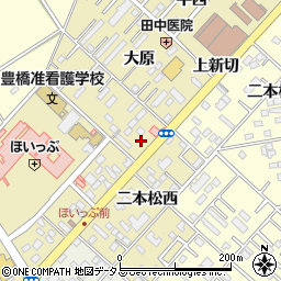 愛知県豊橋市中野町大原49-6周辺の地図