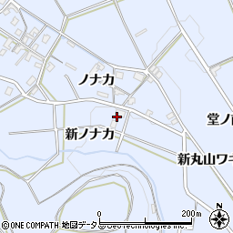 愛知県豊橋市雲谷町（新ノナカ）周辺の地図