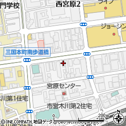 ラグーン新大阪シティライフ１周辺の地図