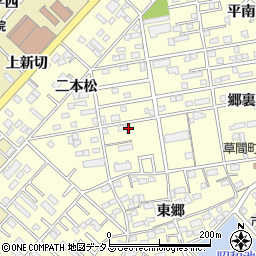 愛知県豊橋市草間町二本松75-2周辺の地図