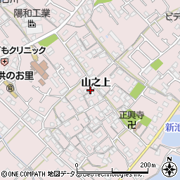 兵庫県加古川市平岡町山之上周辺の地図