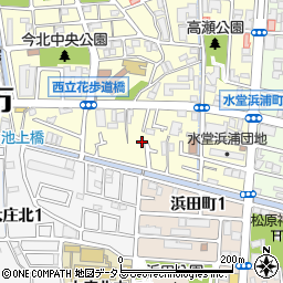 兵庫県尼崎市西立花町3丁目15-7周辺の地図