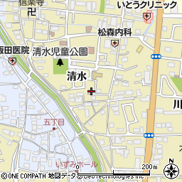 京都府木津川市木津清水123-26周辺の地図