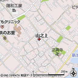 兵庫県加古川市平岡町（山之上）周辺の地図