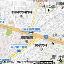 カギの１１０番株式会社　西宮店周辺の地図