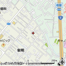 愛知県豊橋市東幸町東明159周辺の地図