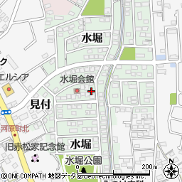静岡県磐田市水堀112周辺の地図