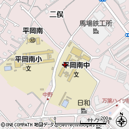 加古川市立平岡南中学校周辺の地図