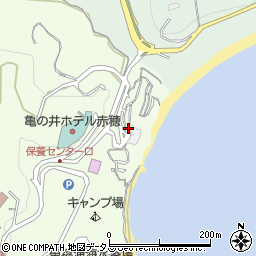 赤穂御崎レストハウス レストラン銀波荘周辺の地図