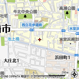 兵庫県尼崎市西立花町3丁目16周辺の地図