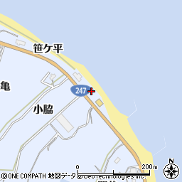 愛知県知多郡南知多町大井小海田4周辺の地図
