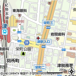 株式会社淺沼組　三重営業所周辺の地図