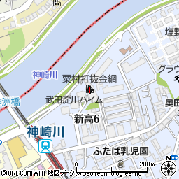 粟村打抜金網株式会社周辺の地図