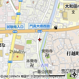 大阪府門真市一番町2-10周辺の地図