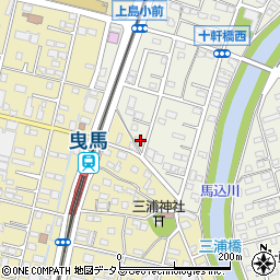 静岡県浜松市中央区十軒町72周辺の地図