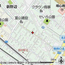 兵庫県加古川市別府町別府936-3周辺の地図