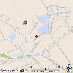 岡山県総社市原957-1周辺の地図