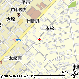 愛知県豊橋市草間町二本松61-7周辺の地図